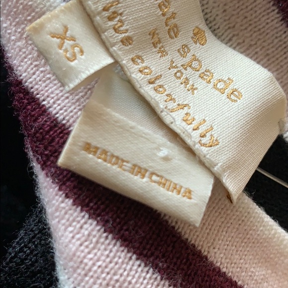 NWT Kate Spade Black Sweater Size XS - Picture 7 of 8